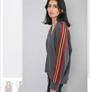 Sandro Wool V-neck Sweater